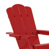 Flash Furniture Red Adirondack Patio Chairs with Cupholder, 2PK 2-LE-HMP-1044-10-RD-GG